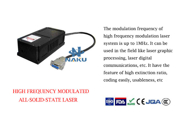 561nm High Frequency Modulated Yellow Green Laser 1~100mW